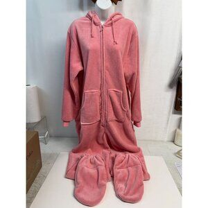 womans  Onsie Footed PJ-Big Feet PJ CO. Medium -
